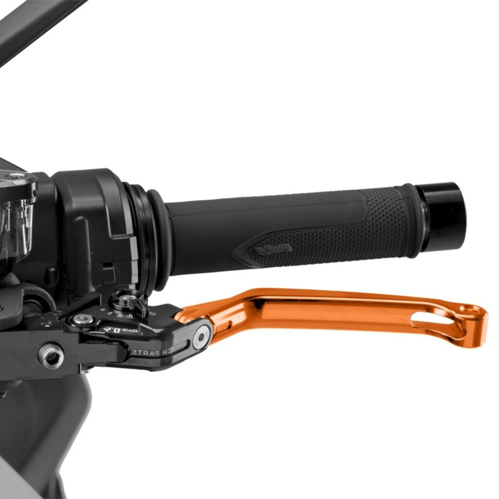 Puig プーチ CLUTCH LEVER 4.0.FOLDABLE クラッチレバー ハンドル周辺パーツ ハンドル カラー：オレンジ／ブラック｜ウェビック　店
