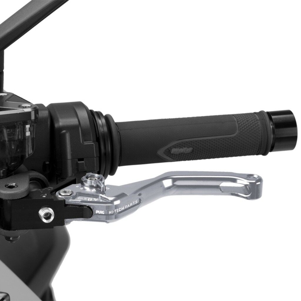 Puig プーチ CLUTCH LEVER 4.0.UNFOLDABLE クラッチレバー ハンドル周辺パーツ ハンドル カラー：チタニウム／チタニウム