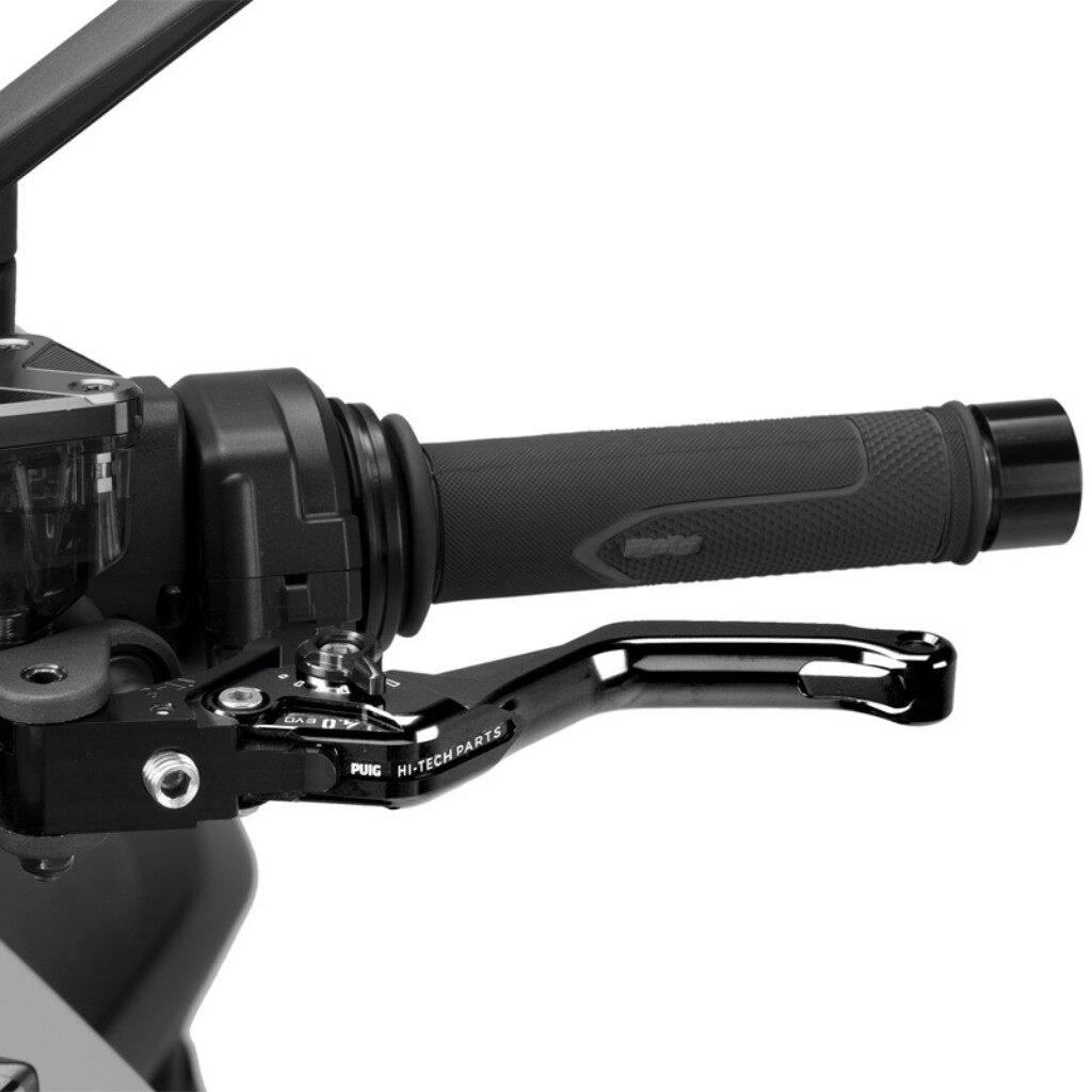 Puig プーチ CLUTCH LEVER 4.0.SHORT クラッチレバー ハンドル周辺パーツ ハンドル カラー：ブラック／ブラック｜ウェビック　店