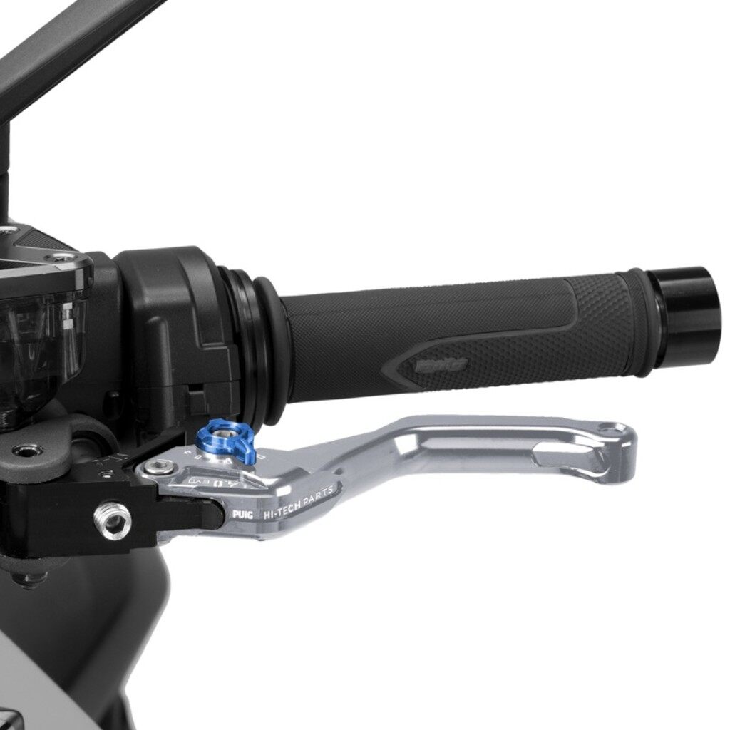 Puig プーチ CLUTCH LEVER 4.0.SHORT クラッチレバー ハンドル周辺パーツ ハンドル カラー：チタニウム／ブルー