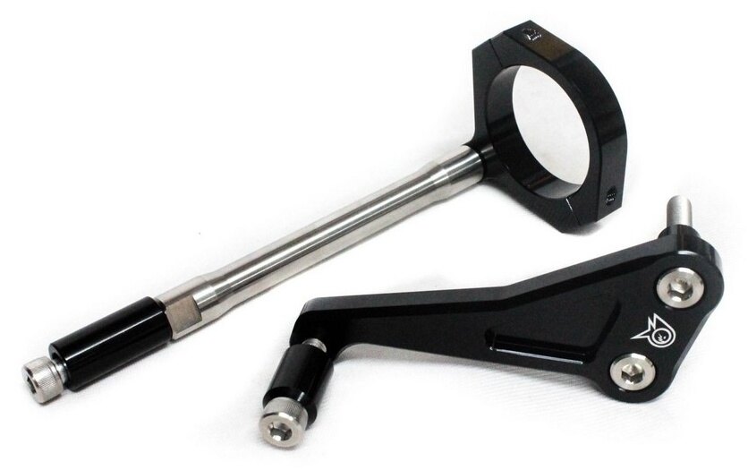 PIRANHA ピラニア CNC Steering Damper Bracket for ZOOMER-X ZOOMER X HONDA ホンダ ステアリングダンパーブラケット ハンドル周辺パーツ ハンドル