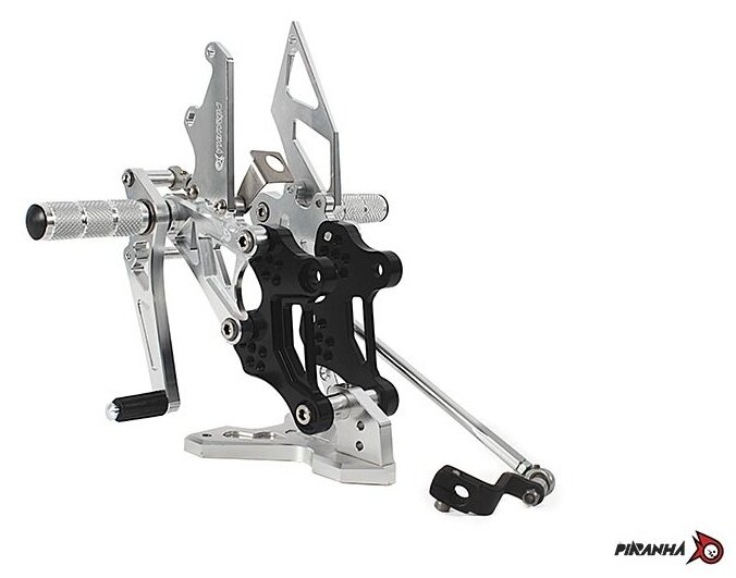 PIRANHA ピラニア CNC Adjustable Rearsets for GPX DEMON GR200R バックステップ ステップ 足回り