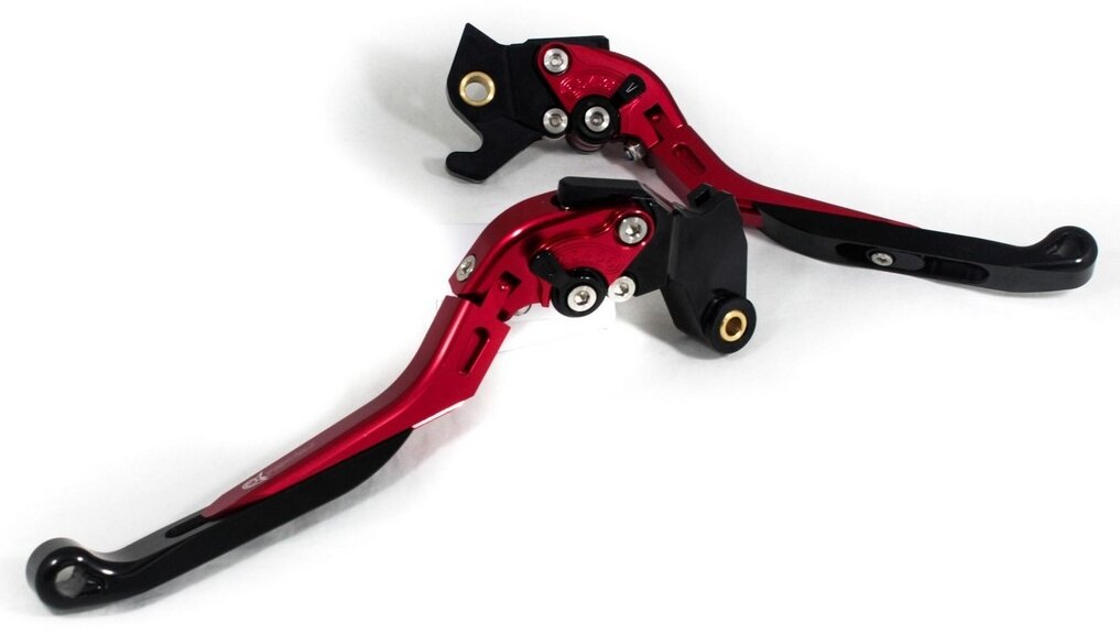 PIRANHA ピラニア CNC Foldable and Extendable Brake-Clutch Levers (6-level adjustable) for MT-15/R-15 All New/M-SLAZ/R-15/XSR-155 M SLAZ MT 15 R XSR 155 YAMAHA ヤマハ ブレーキ・クラッチレバーセット ハンドル周辺パーツ ハンドル