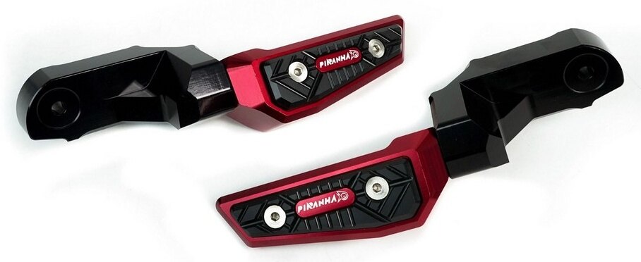 PIRANHA ピラニア CNC Custom Footpeg Relocation Kit for FORZA-300 G2/FORZA-350 Special Edition FORZA 300 G2 350 HONDA ホンダ セットバックプレート ステップ 足回り