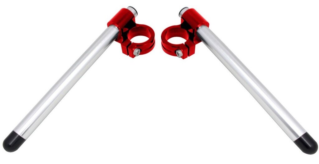 PIRANHA ピラニア CR RACING CNC Low Clip-on Handlebars 39mm for KSR-110 / Z-125 KSR 110 Z 125 KAWASAKI カワサキ セパレートハンドル ハンドル