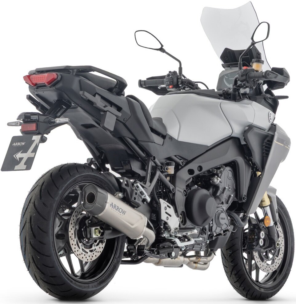 ARROW アロー Full system racing with Indy Race EVO silencers TRACER 9 YAMAHA ヤマハ フルエキゾーストマフラー マフラー Silencer material：aluminium Dark