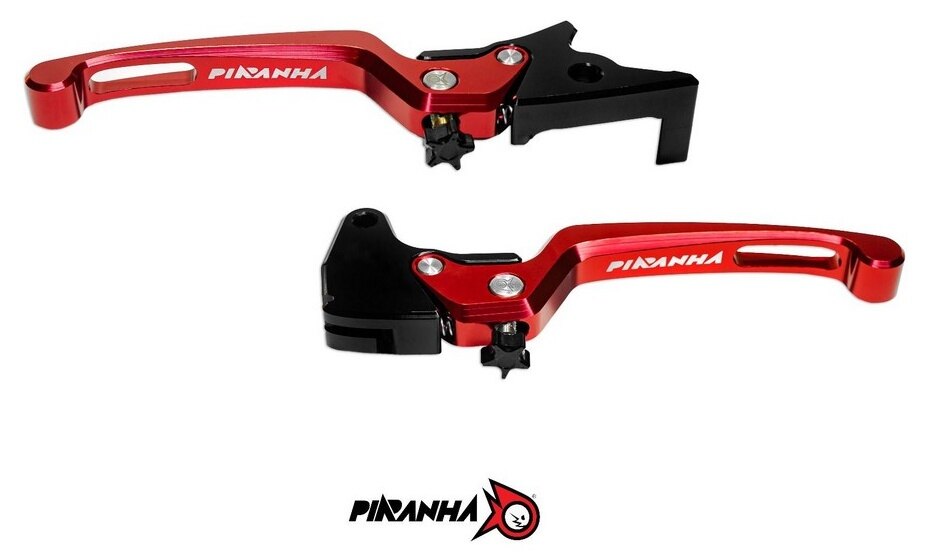 PIRANHA ピラニア CNC LEVERS Adjustable Brake Lever for Giorno+ ABS Special Edition GIORNO Plus HONDA ホンダ ブレーキレバー ハンドル周辺パーツ ハンドル