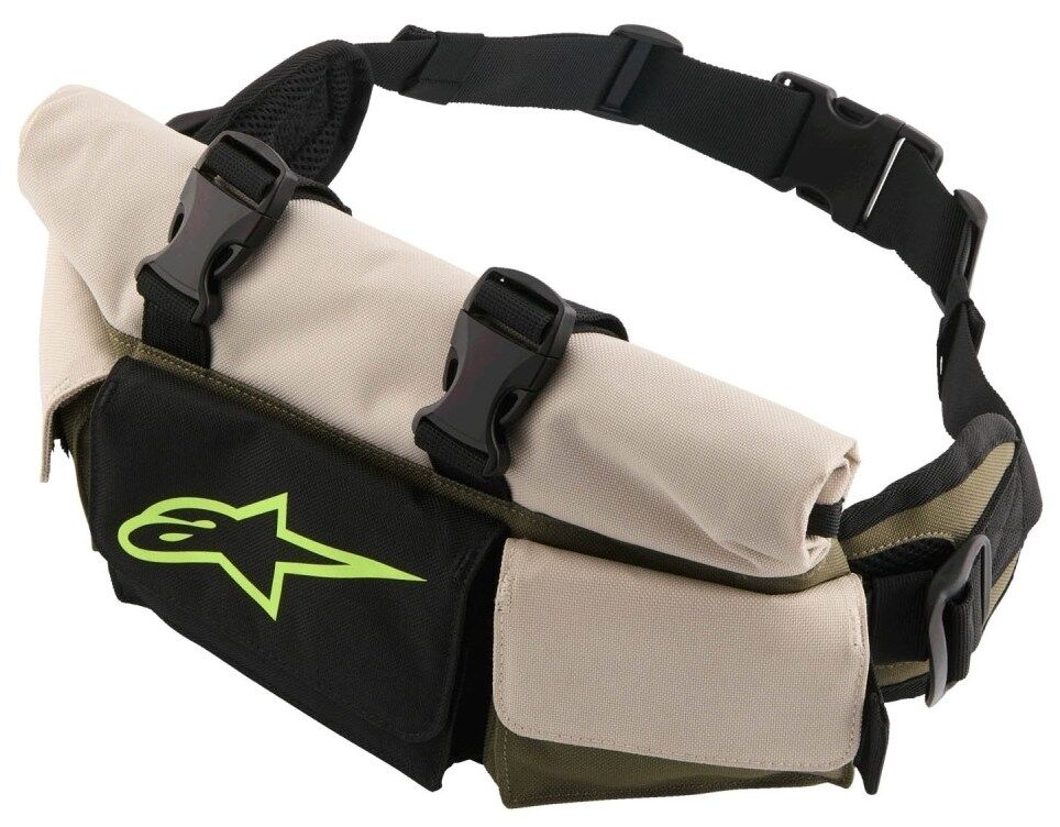 alpinestars アルパインスターズ KANGA-2 WP WAIST BAG [カンガツー ウォータープルーフ ウエストバッグ] ウエストポーチ・ヒップバッグ バッグ カラー：8153 PALE BROWN MILITARY GREEN