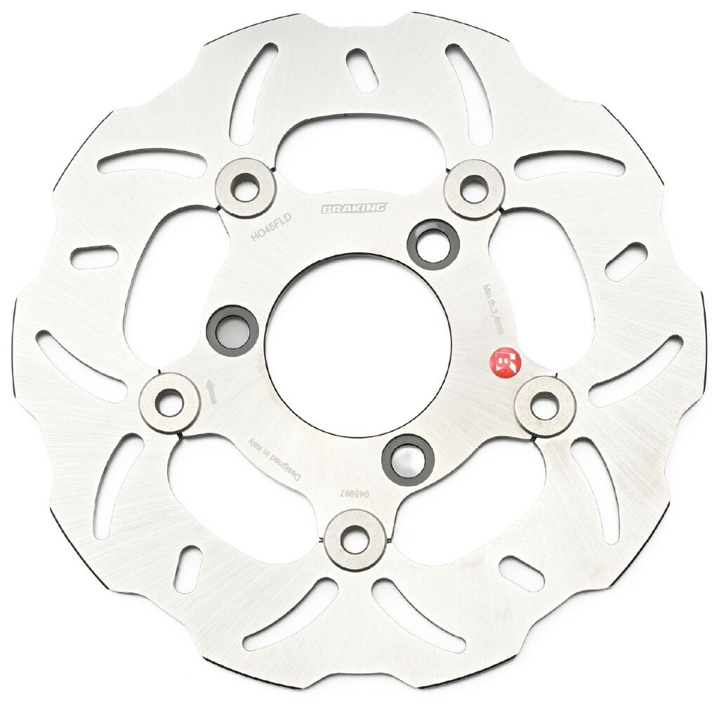 BRAKING ブレーキング HO45FLD ディスクローター ウェーブデスク Ape100 Type D NS-1 NSF100 NSR mini NSR50 NSR80 XR100 Motard XR50 MOTARD HONDA ホンダ ブレーキディスクローター ブレーキ｜ウェビック　店