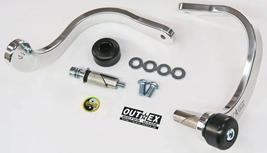 OUTEX アウテックス 振動吸収レバーガード VALG-Zシリーズ CT125 ハンターカブ クロスカブ スーパーカブ ダックス125 HONDA ホンダ レバーガード ハンドル 板厚:10mm / カラー:クリア|ウェビック 店
