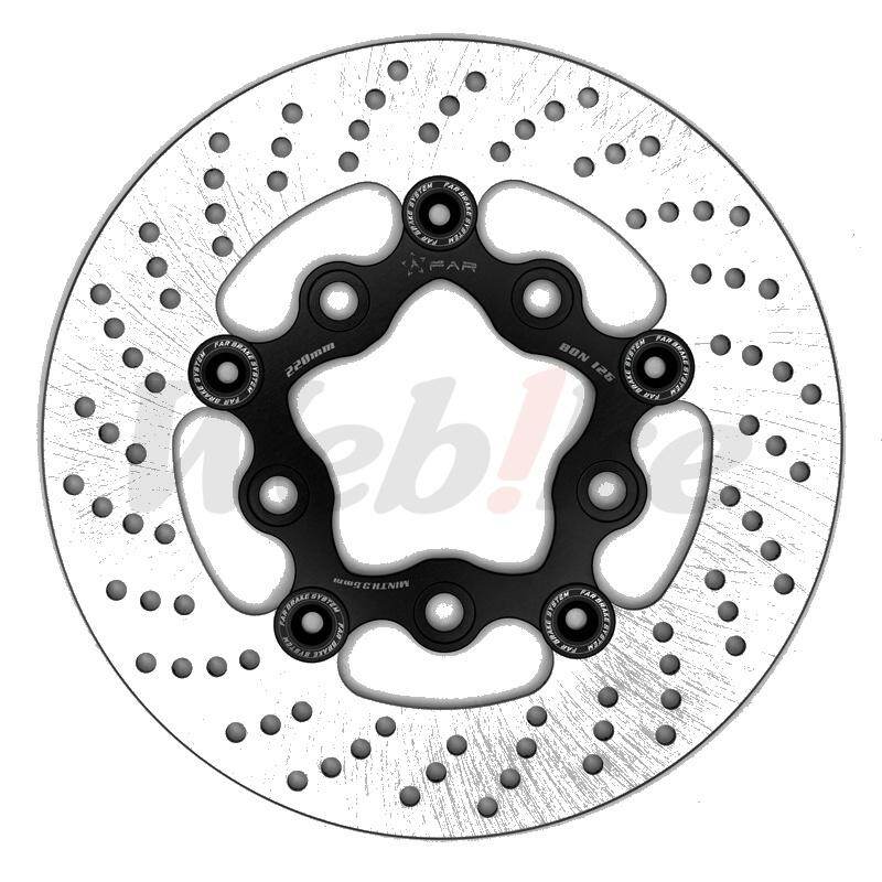 FAR エフエーアル SA-CLASSIC Series Front Brake Disc (220mm) BON 125 BON125 PGO ブレーキディスクローター ブレーキ