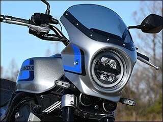 CHIC DESIGN シックデザイン ロードコメット CB1000F HONDA ホンダ ビキニカウル カウル関連 外装 スクリーンカラー：スモーク / 塗装カラー：【3色塗装】ウルフシルバーメタリック（ブルーストライプ）｜ウェビック　店