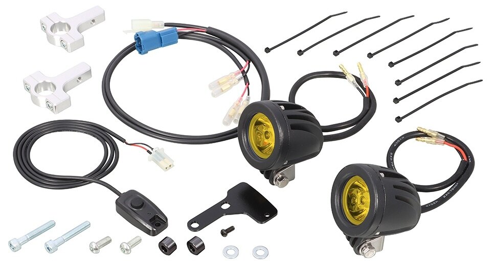 KITACO キタコ LEDシャトルビームキット CT125ハンターカブ HONDA ホンダ フォグランプ 灯火類 電装系 カラー：ライムイエロー