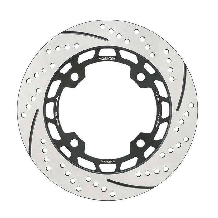 REVOLUTION レボリューション Rear Disc brake (Round Shape) 5.5mm 240mm V2 FORZA-350 FORZA-300 ‘2018 Black FORZA300 FORZA350 HONDA ホンダ ブレーキディスクローター ブレーキ