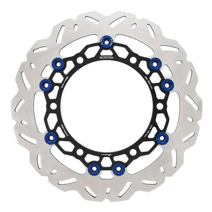 REVOLUTION レボリューション Front disc brake (300mm) (Wavy type) 4.5mm V3 FORZA-300 FORZA-350 NEW FORZA300 FORZA350 HONDA ホンダ ブレーキディスクローター ブレーキ｜ウェビック　店