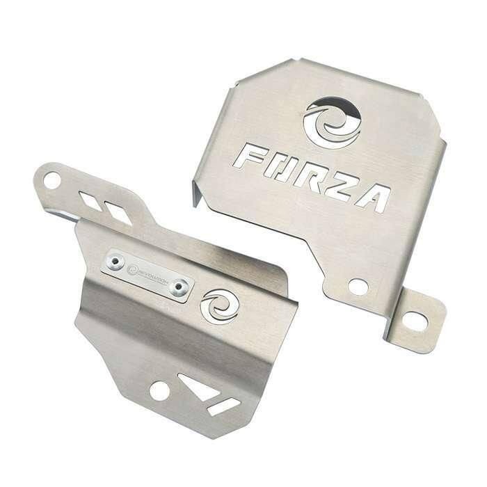 REVOLUTION レボリューション Ignition Coil+Brake Cable Cover Set (Stainless) FORZA-350 FORZA-300 NEW FORZA300 FORZA350 HONDA ホンダ その他エンジンカバー エンジンパーツ エンジン｜ウェビック　店