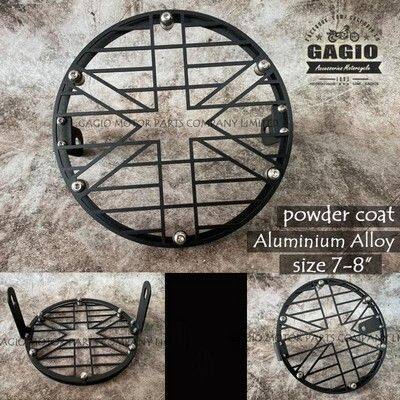 GAGIO MOTOR PARTS ガジオモーターパーツ Head light cover 7 - UK Style ヘッドライトガード 外装｜ウェビック　店