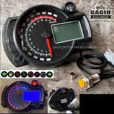 GAGIO MOTOR PARTS ガジオモーターパーツ RPM and Speed meter KOSO Style 多機能タコ・スピードデジタルメーター メーター・インジケーター関係 電装系