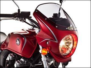 CHIC DESIGN シックデザイン ロードコメット2 CB1300SF HONDA ホンダ ビキニカウル カウル関連 外装 スクリーンカラー：スモーク / 塗装カラー：【3色塗装】パールホークスアイブルー／ホワイト／レッド