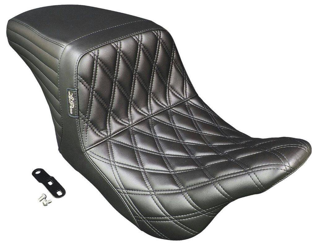 LePera ラペラ キックフリップ アップフロントシート Wダイヤステッチ ツーリングモデル HARLEY-DAVIDSON ハーレーダビッドソン シート シート関連 外装|ウェビック 店