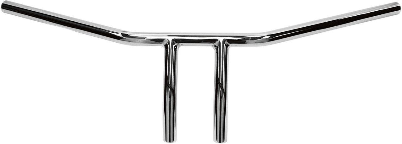 Drag Specialties ドラッグスペシャリティーズ T-バー ディンプル【T-BAR DIMPLED】 ハンドルバー ハンドル SIZE：6'／END RISE／RISE／HEIGHT：4'／PULLBACK／SWEEP：10．5' [DS-300400]