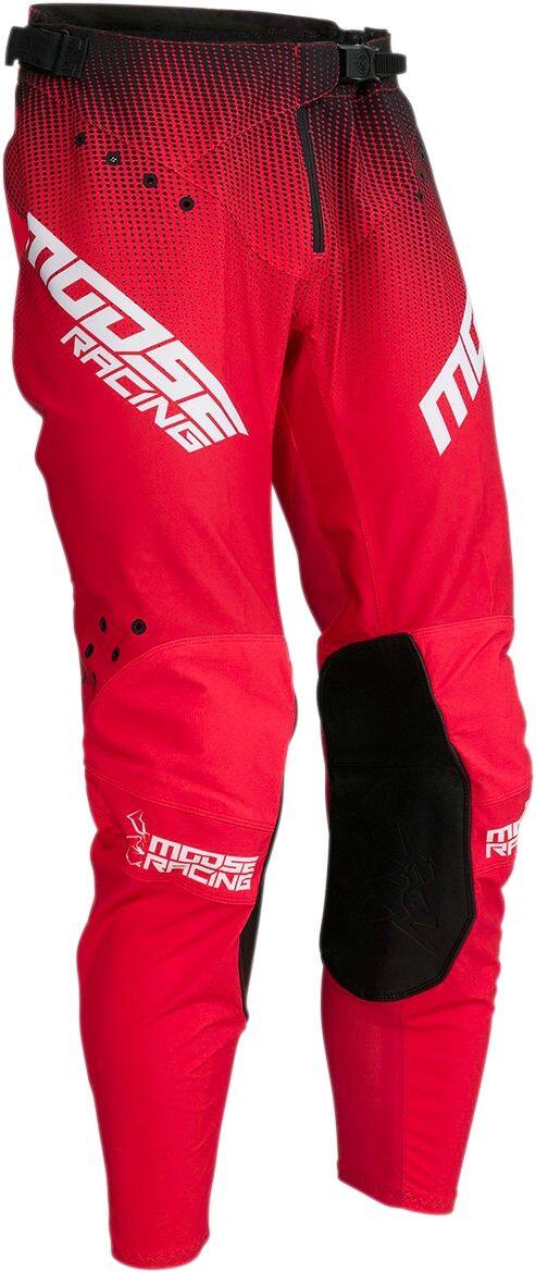 MOOSE RACING ムースレーシング AGROID パンツ [PANT BK／RD] オフロードパンツ オフロードバイクウェア アパレル