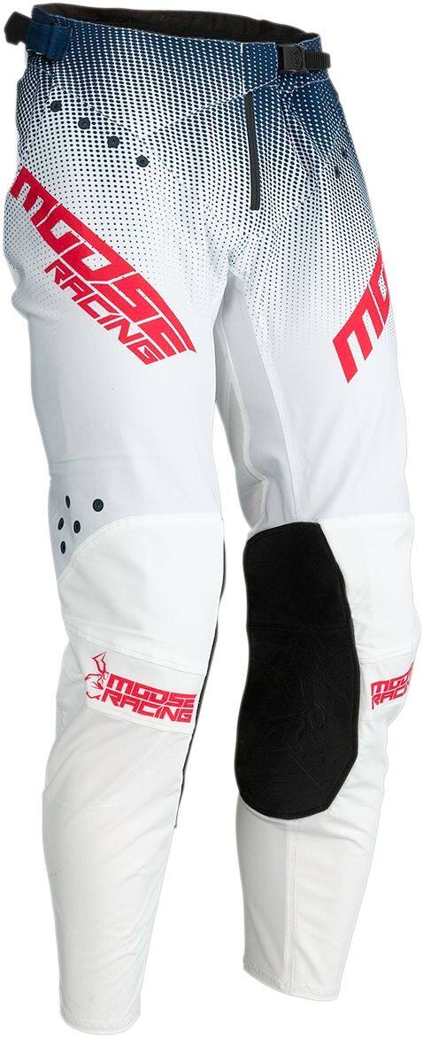 MOOSE RACING ムースレーシング AGROID パンツ [PANT NV／WH] オフロードパンツ オフロードバイクウェア アパレル