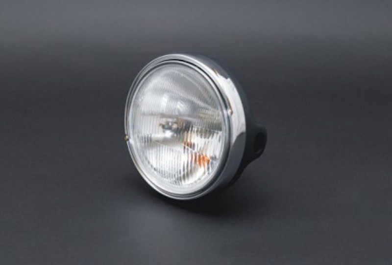 DOREMI COLLECTION ドレミコレクション ヘッドライトASSY 180Φ H2 W3 Z流用 Z1 900SUPER4 Z2　750RS Z400FX/Z400J Z750FX KAWASAKI カワサキ ヘッドライト 灯火類 電装系画像