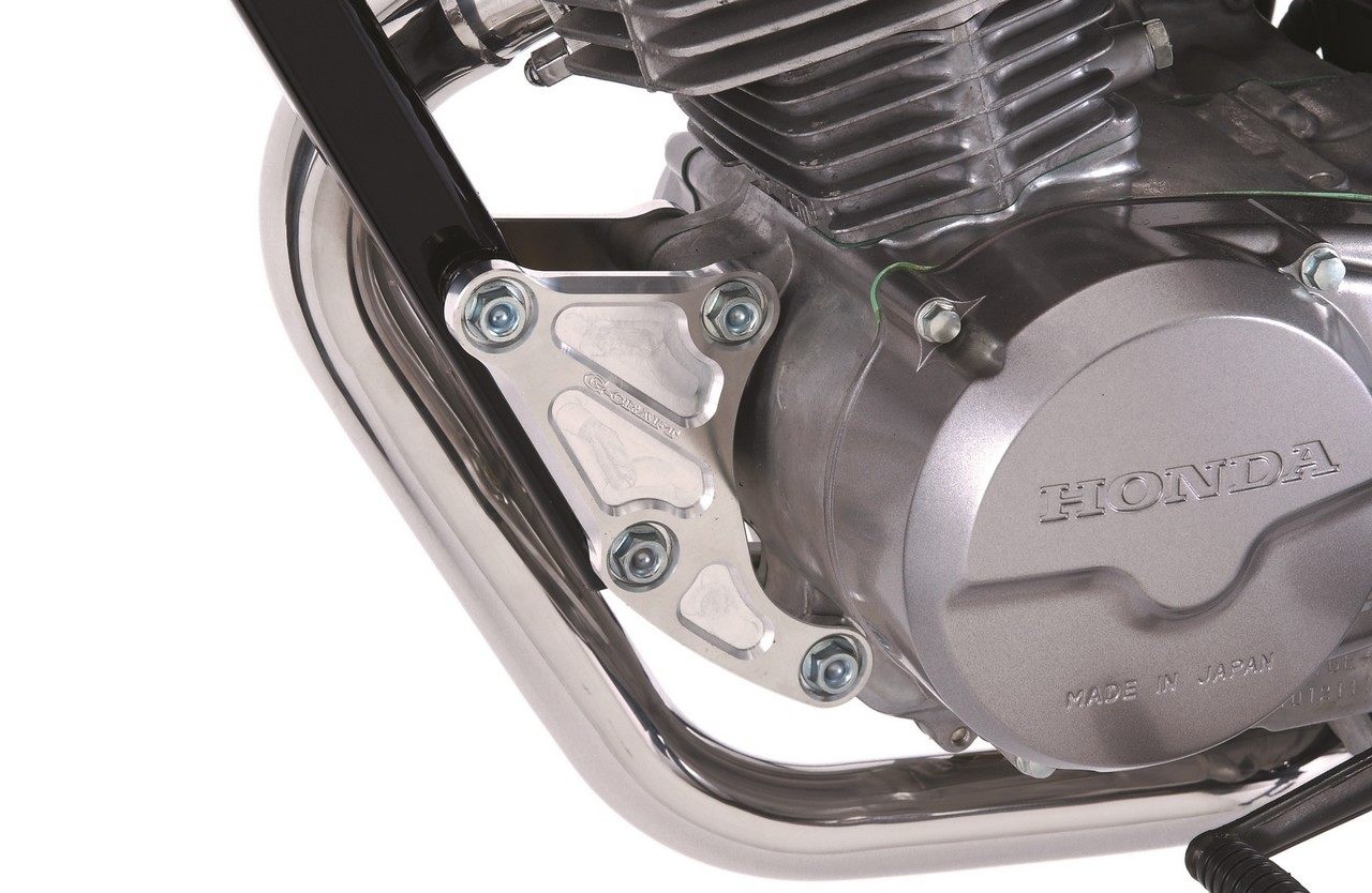 楽天市場】HONDA エイプ50/100 エンジンガード 新品 メッキ