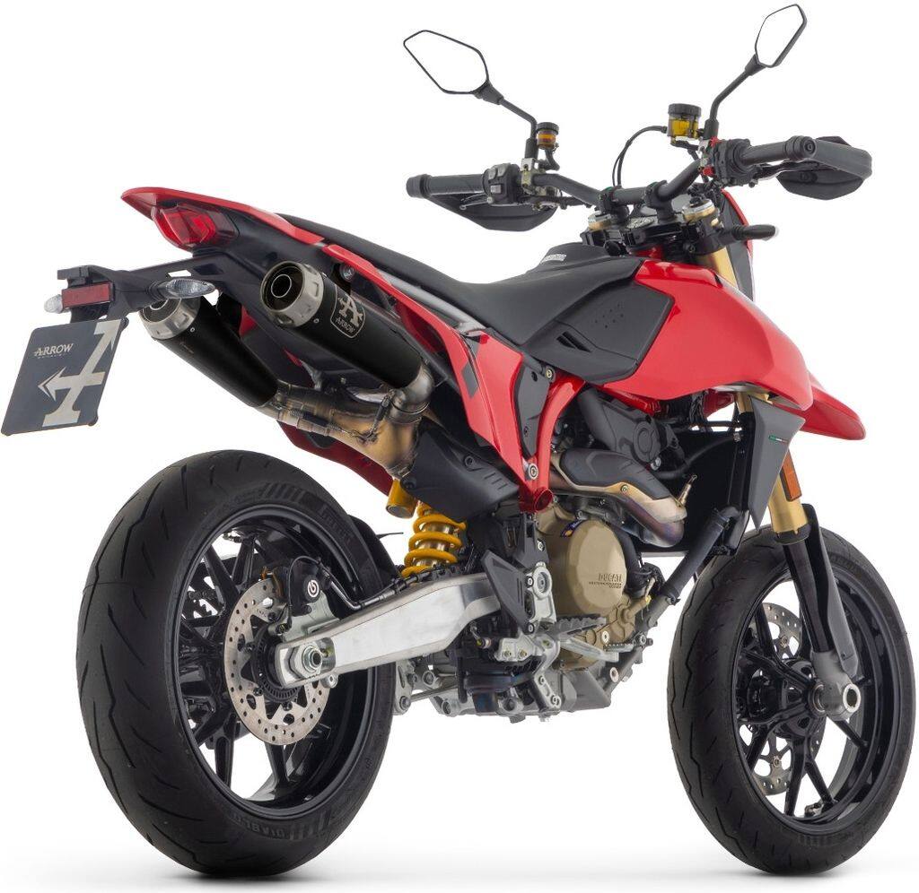 ARROW アロー Pro-Race ニクロム 'ダーク' サイレンサー Hypermotard 698 Mono DUCATI ドゥカティ スリップオンマフラー マフラー｜ウェビック　店