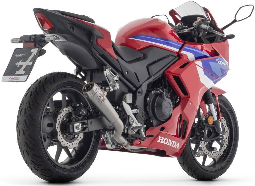 ARROW アロー Nichrom Pro-Race silencer CBR 500 R HONDA ホンダ スリップオンマフラー マフラー Silencer material：stainless steel