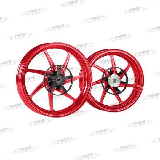 MOS モス 15-inch XF07 Forged Wheel (7-Spoke) (Front＆Rear Set) X-MAX 300 YAMAHA ヤマハ ホイール ホイール関連 足回り