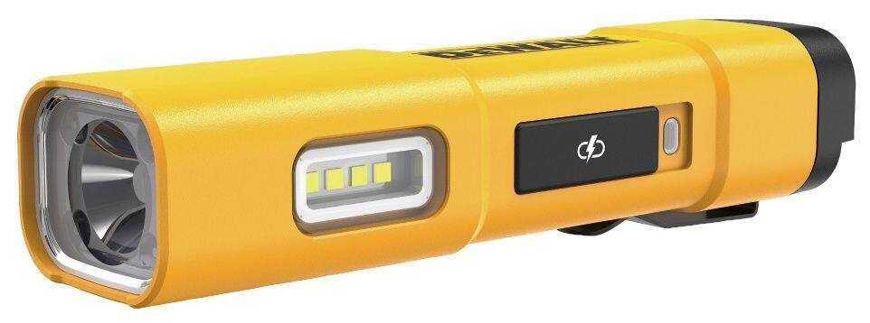 DEWALT デウォルト USB充電式 LEDフラッシュライト サイドライト付 ライト・ランタン・ワークランプ｜ウェビック　店