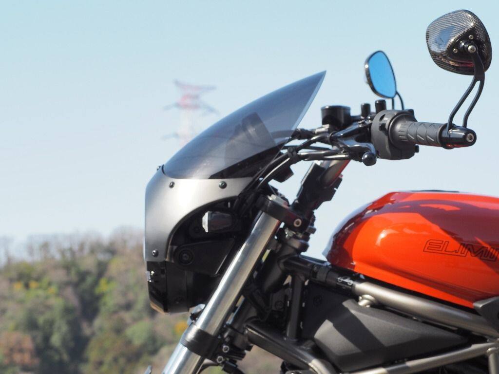 Magical Racing マジカルレーシング バイザースクリーン Eliminator 400 KAWASAKI カワサキ スクリーン 外装 スクリーンカラー：スモーク / MagiVeilセラミックコーティング：あり