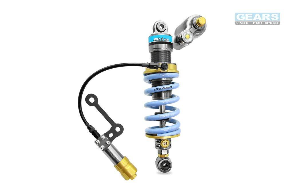GEARS RACING ギアーズレーシング H2P リアサスペンション GSX-R1000R SUZUKI スズキ サスペンション 足回り カラー：クラシックブラック / タイプ：油圧スプリングプリロードなし