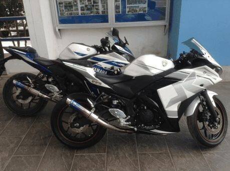 TRICKSTAR Indonesia トリックスターインドネシア Silencer Shot Gun R25 YZF-R25 YAMAHA ヤマハ スリップオンマフラー マフラー