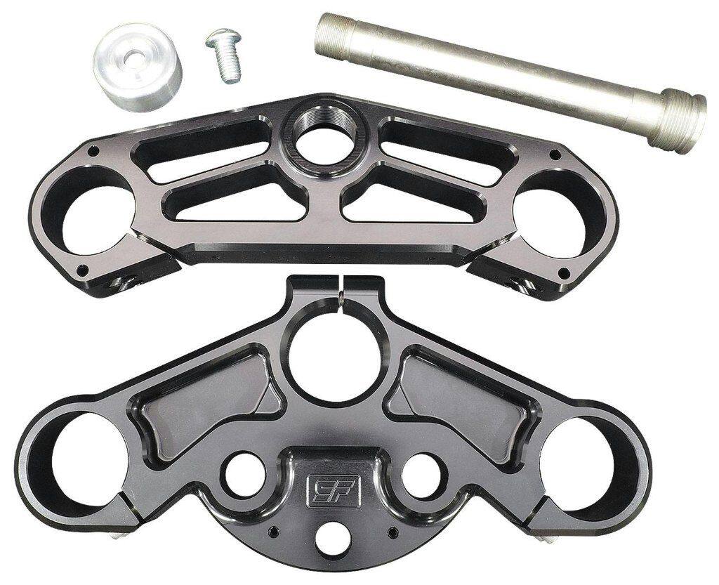 SLYFOX スライフォックス 49mmトリプル コンバージョン FLTR EFI FLTRSE-I2 FLTRSE-I FLTRSE3 FLTRUSE FLTRU FLTRXSE2 FLTRXSE FLTRX HARLEY-DAVIDSON ハーレーダビッドソン トリプルツリー・ステム・アンダーブラケット ハンドル