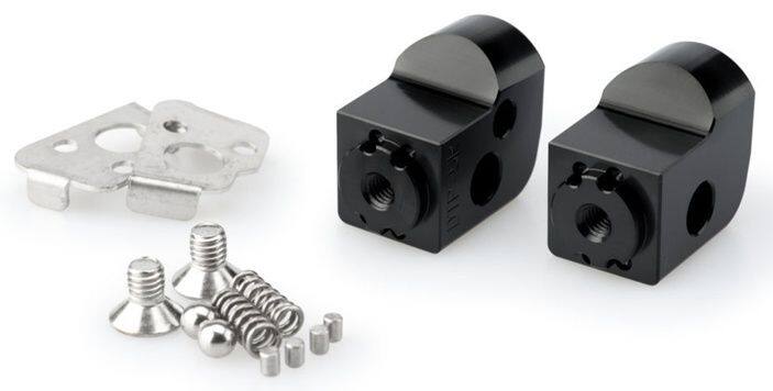 Puig プーチ アジャスト フットペグ アダプター PASSENGER (ADAPTOR ADJUSTABLE FOOTPEG) F650 GS F700 F800 ADVENTURE BMW その他ステップオプション・補修部品 ステップ 足回り｜ウェビック　店