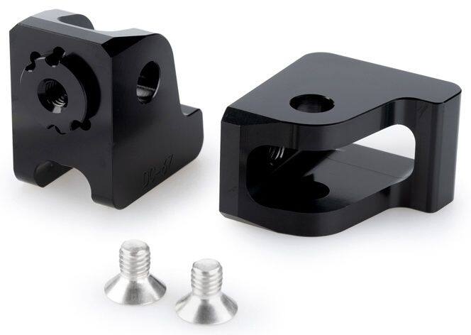 Puig プーチ アジャスト フットペグ アダプター RIDER (ADAPTOR ADJUSTABLE FOOTPEG) TIGER 900 GT ARAGON LOW PRO RALLY SPORT 850 TRIUMPH トライアンフ その他ステップオプション・補修部品 ステップ 足回り