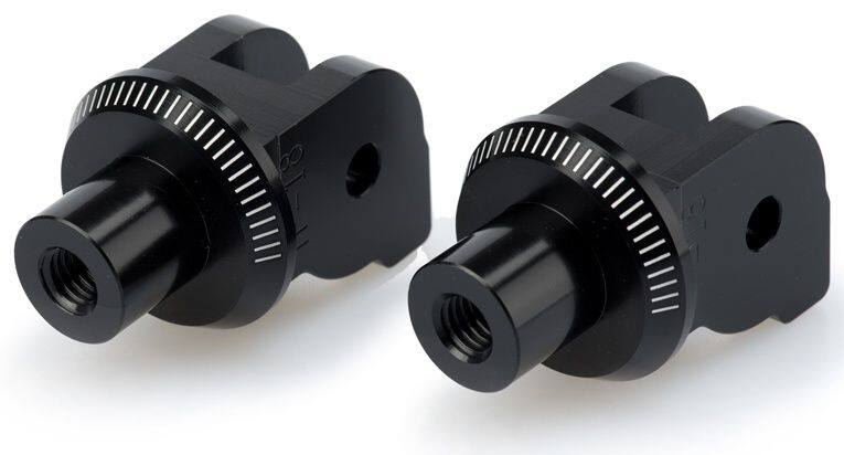 Puig プーチ フットペグ アダプター R＆P共通 (RIDER AND PASSENGER FOOTPEGS ADAPTORS) MULTISTRADA 1260 S D AIR 950 SCRAMBLER DESERT SLED DUCATI ドゥカティ その他ステップオプション・補修部品 ステップ 足回り｜ウェビック　店