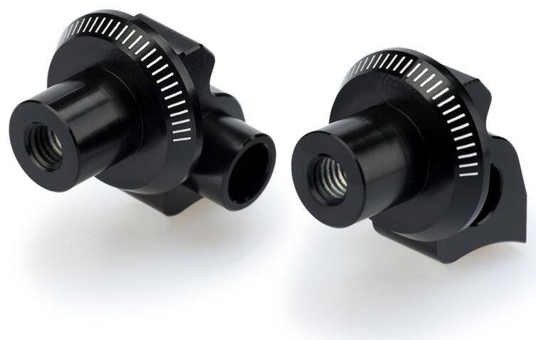 Puig プーチ フットペグ アダプター RIDER (ADAPTOR FOOTPEGS) DORSODURO 900 APRILIA アプリリア その他ステップオプション・補修部品 ステップ 足回り