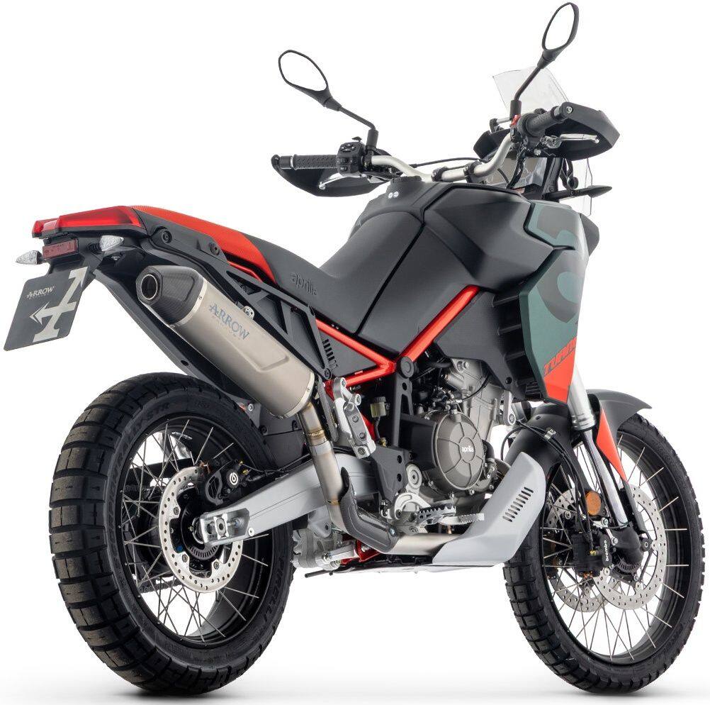 ARROW アロー Indy Race EVO サイレンサー カーボンエンドキャップ付き TUAREG 660 APRILIA アプリリア スリップオンマフラー マフラー サイレンサー材質：チタン｜ウェビック　店
