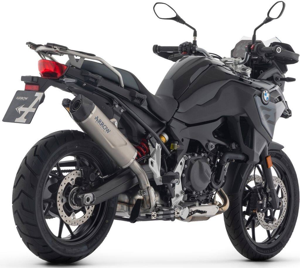 ARROW アロー Indy Race EVO サイレンサー カーボンエンドキャップ付き F 900 GS Adventure 800 BMW スリップオンマフラー マフラー サイレンサー材質:チタン|ウェビック 店