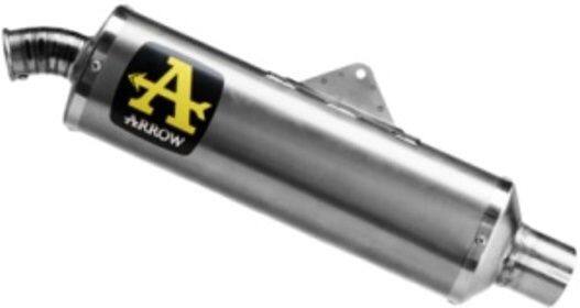 ARROW アロー Indy Race aluminium 'Dark' silencer with titanium end cap 450 Rally KOVE コーブ スリップオンマフラー マフラー