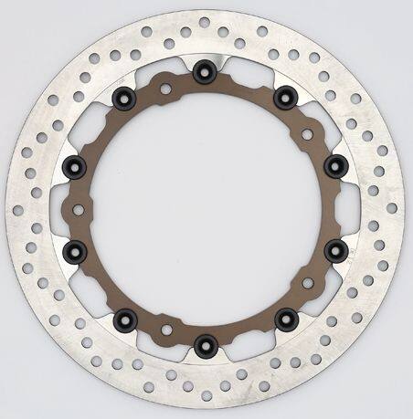SUNSTAR サンスター PREMIUM RACING [プレミアムレーシング] フロントディスクローター K1300GT K1300R BMW ブレーキディスクローター ブレーキ 左用 / アウター：ホールタイプ / フローティングタイプ：フルフローティング / フローティングピンカラー：ハードアルマイト｜ウェビック　店