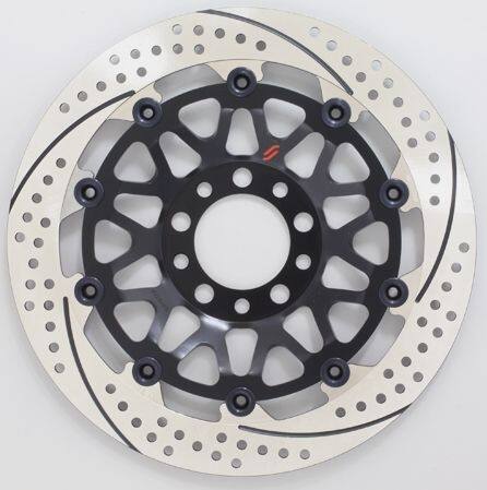 SUNSTAR サンスター PREMIUM RACING [プレミアムレーシング] フロントディスクローター GSX-R1100 GSX-R750 GSX-R750R SUZUKI スズキ ブレーキディスクローター ブレーキ 左用 / インナータイプ：M / アウター：ホール＆スリットタイプ｜ウェビック　店