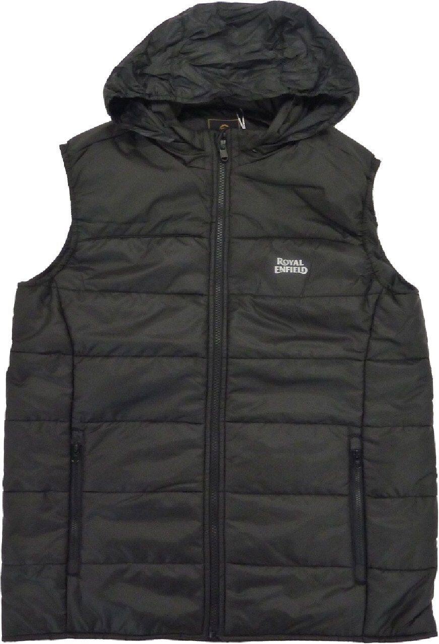 ROYAL ENFIELD ロイヤルエンフィールド Sleeveless Puffer Hoodie Jacket ベスト アパレル|ウェビック 店