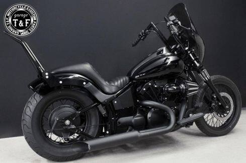 Garage T&F ガレージ 2in1スラッシュカットマフラー ドラッグスター400 ドラッグスター400クラシック YAMAHA ヤマハ フルエキゾーストマフラー マフラー