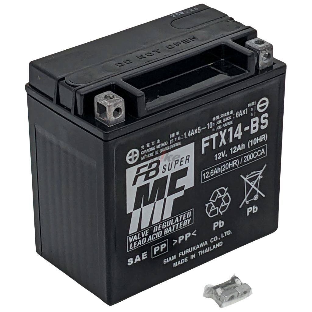 古河バッテリー フルカワバッテリー FTX14-BS 制御弁式 (VRLA) バッテリー FTシリーズ HONDA ホンダ KAWASAKI カワサキ SUZUKI スズキ YAMAHA ヤマハ 鉛系バッテリー バッテリー関連|ウェビック 店