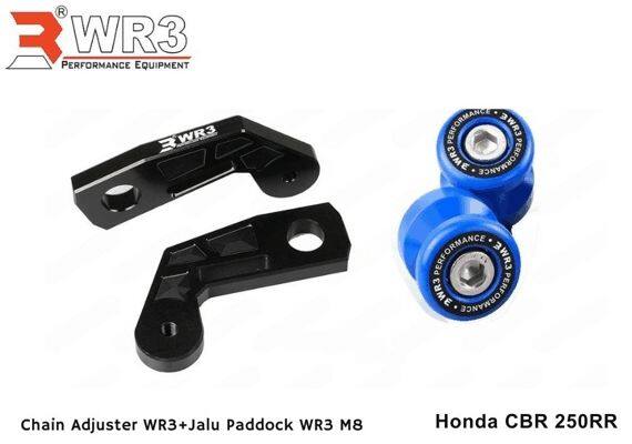WR3 ダブルアールスリー Chain Adjuster and Stand Spool CBR250RR HONDA ホンダ アクスルブロック・チェーンアジャスター 足回り|ウェビック 店
